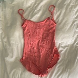 Extra small pink leotard